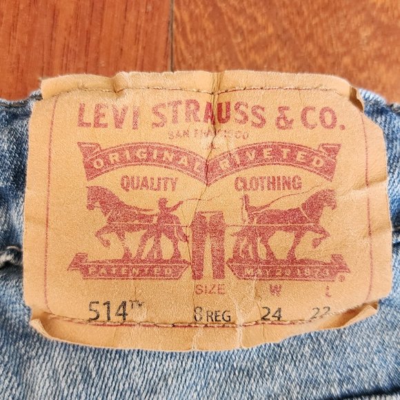 Levi's 514 Kids Light Wash Straight Jeans Size 8 - Picture 16 of 16